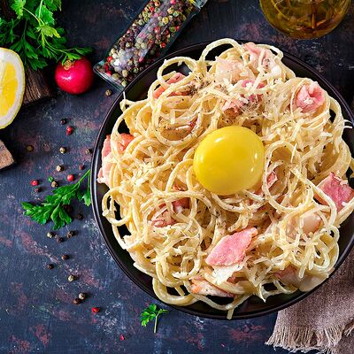 Дел. Спагетти Карбонара в СушиСтор по цене 375