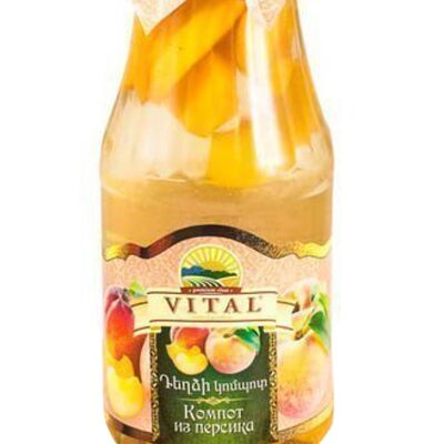 Компот из персика vital 1л в Кафе Гурман по цене 450 ₽