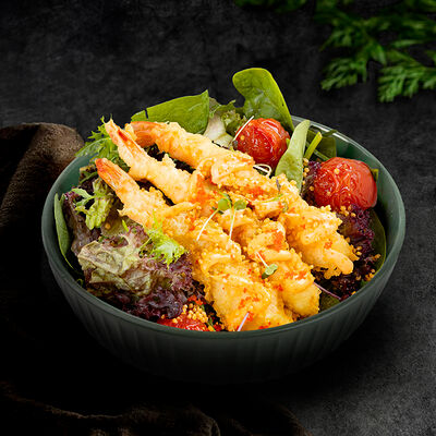 Салат с креветкой в темпуре в Евразия экспресс по цене 695 ₽