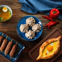 Логотип Хинкали Домашние традиции