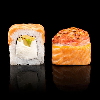 Филадельфия запеченная в Дракон по цене 720 ₽