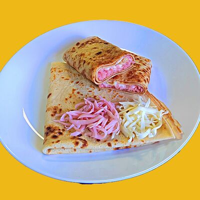 Блинчики с ветчиной и сыром в Сеньор Чебурек по цене 269 ₽