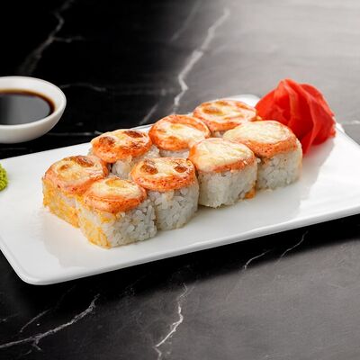 Ролл, запеченный с мидиями в Окинава Гурмэ по цене 699 ₽