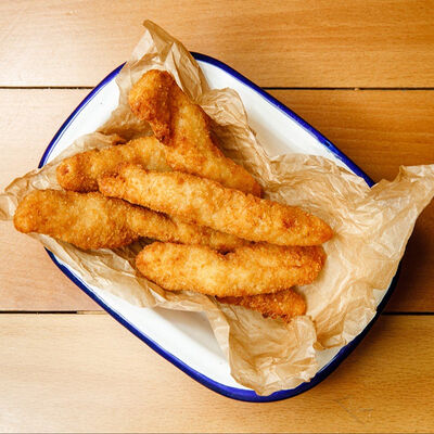 Куриные стрипсыв Папины бургеры по цене 339 ₽