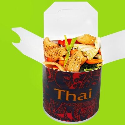 Кальмары с овощами и имбирным соусом в Tasty Thai по цене 460 ₽