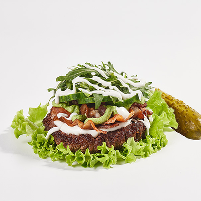 Бургер Царская дочь в листьях в #FARШ по цене 750