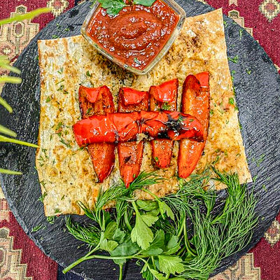 Перец болгарский на мангале в Хочу мясо по цене 260 ₽