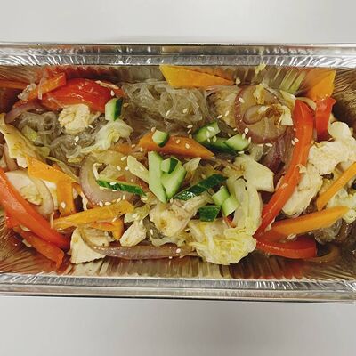 Фунчоза с цыпленком в Цех по цене 410 ₽