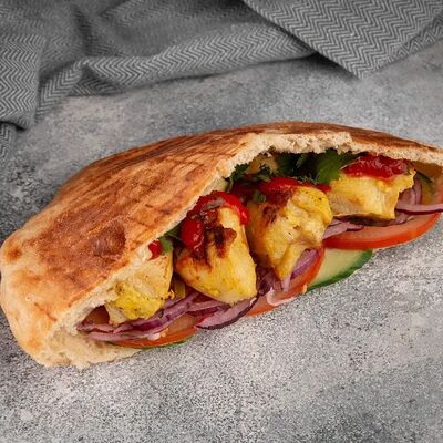 Шпажка куриная в донаре в КОМБИНАТ шаурма и стритфуд по цене 388 ₽