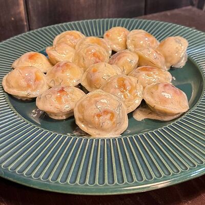 Пельмени сливочные жареные в Зеленая фея по цене 350 ₽