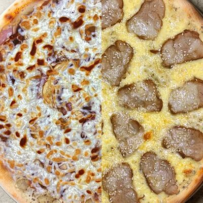 Грибоедов сливочный и Дым Дымыч в ПиЦЦунда Море начинки по цене 1294 ₽