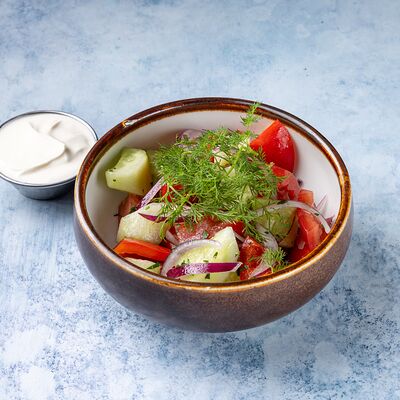 Деревенский салат со сметанойв Seabus по цене 410 ₽