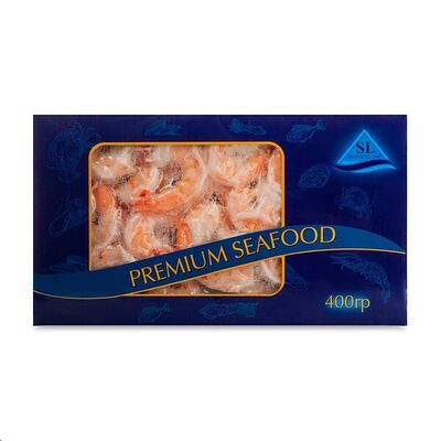 Креветки Seafood Line 26/30 варено - мороженные, очищенные c хвостом глазурь 7% Таиланд в Азбука Вкуса Экспресс Меню по цене 1380 ₽