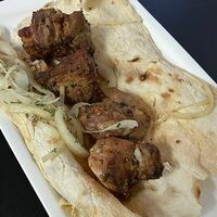 Шашлык на гриле из cвинoй шеи в Багс Банни от кафеМафия