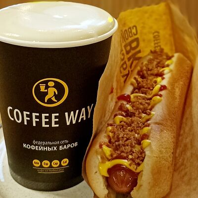 Комбо Датский хот-дог и капучино в Coffee Way по цене 389 ₽