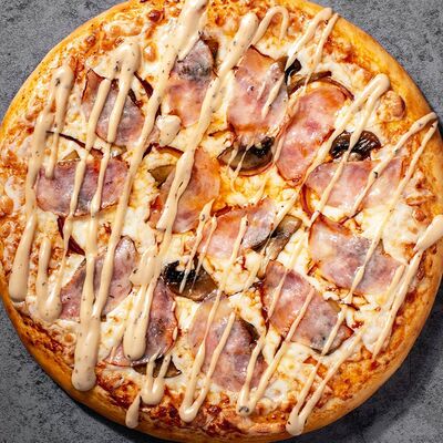 Ветчина и грибы 25 см в Hello Pizza по цене 499 ₽