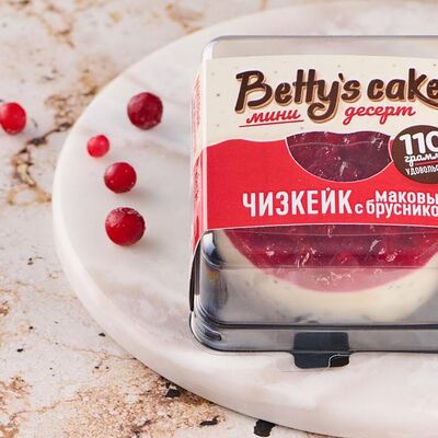 Чизкейк Маковый с брусникой в Огонь по цене 370 ₽