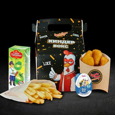 Киндер бокс с наггетсами в Курочка рядом по цене 419 ₽