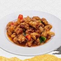 Свинина кусочками в кляре в Пекин