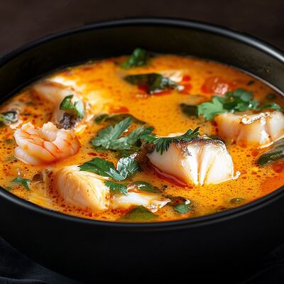 Том ям с рыбой и морепродуктами в Лакс+ по цене 890 ₽