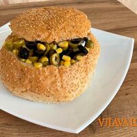 Фахитос со свининой и говядиной в Vlаvаше