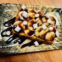 Венская вафля с бананом в Кruассан
