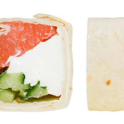 Тортилья с лососем в Mr roll по цене 477 ₽