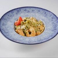 Феттуччине с морепродуктами в Фабрика