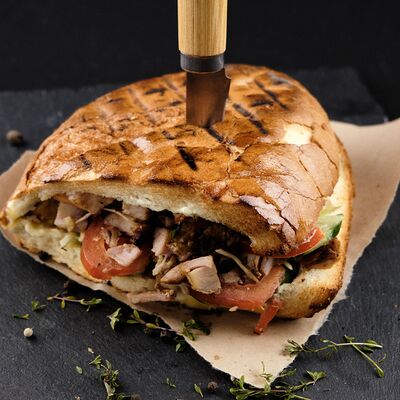 Дюнер Халабекон со свиным шашлыком в Duner на углях по цене 680 ₽