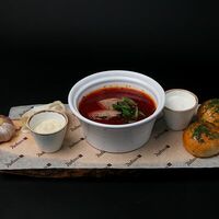 Борщ с пампушками в Radisson Blu Kaliningrad