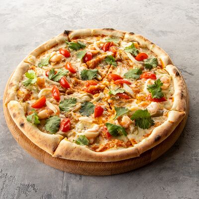 Пицца Том ям с морепродуктами в Шато Винтаж по цене 880 ₽