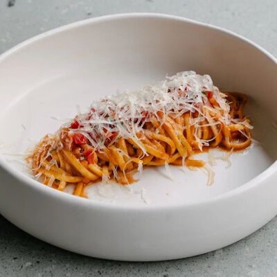 Феттучини с креветками в SET по цене 785 ₽