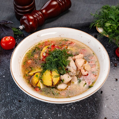 Уха из трех видов рыб в КРЫША по цене 1150 ₽