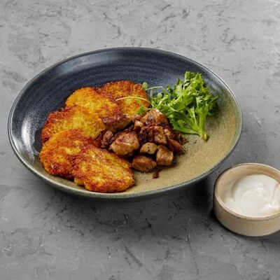 Драники со свининой в Terra по цене 23 р.