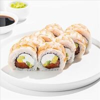 Лосось в тигровой креветке в SeabasSushi