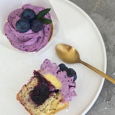 Капкейк мак-лимон-черника в Tortterry по цене 200