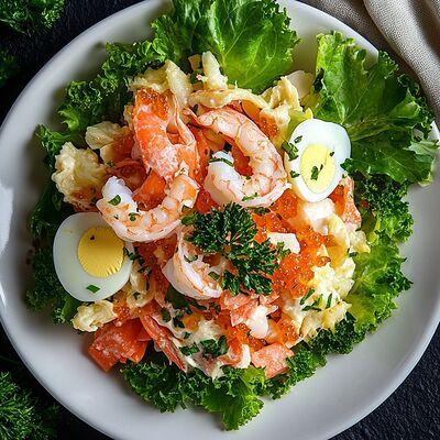 Салат Дары моря в У Вольфовича по цене 480 ₽