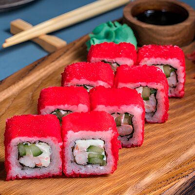 Калифорния с креветкой в Рам Суши по цене 525 ₽