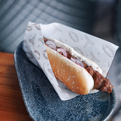 Хот-дог с люля в Al-Abbos по цене 310 ₽