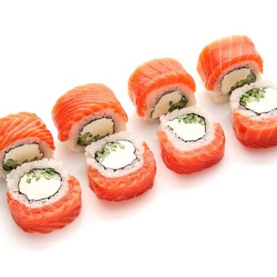 Филадельфия с копченным лососем в Доставка Kaifa по цене 864 ₽