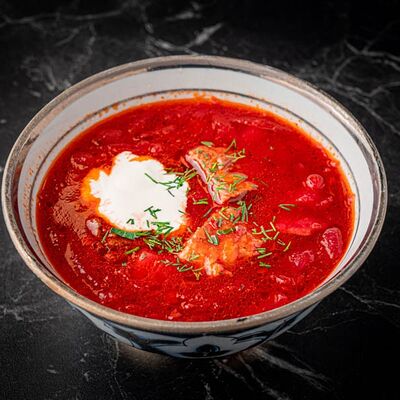 Борщ в Чайхана Плов центр по цене 340 ₽