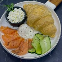 Французский завтракв Кафе сон у моря