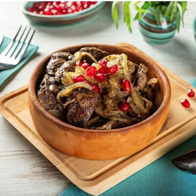 Печень куриная по-грузински в Хинкало Бадаги по цене 610 ₽