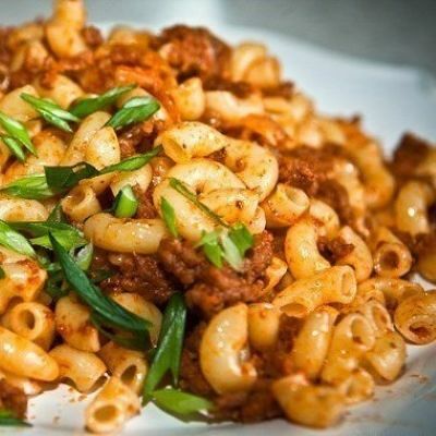 Макароны по-флотски в DM Cafe по цене 284 ₽