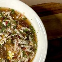 Мясная окрошка в Piccola Pizza