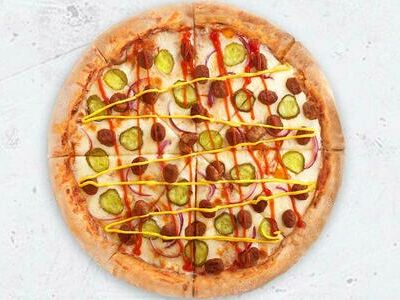 Чизбургер Пицца 23 см традиционное тесто в Pizza HeartPizza Hut по цене 429