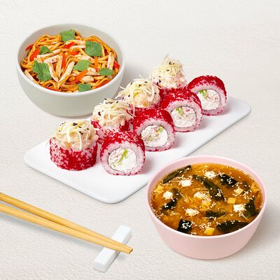 Бизнес-ланч Пикантный L в Суши Wok по цене 637 ₽