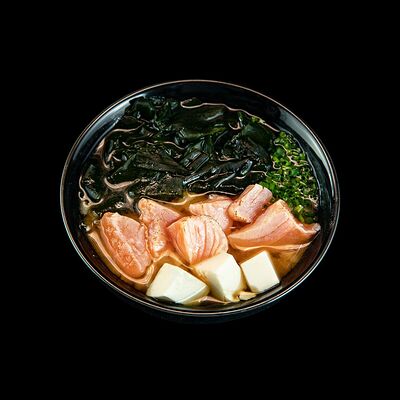 Мисо с лососем в Kuma to Sakana по цене 200 ₽