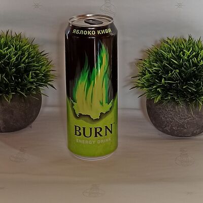 Энергетик Burn Energy Drink Яблоко-киви в Сытый Хищник по цене 220 ₽