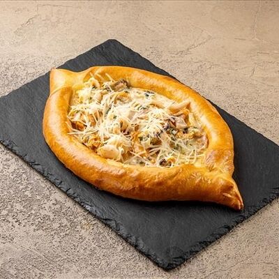 Лодочка с морепродуктами в У рыбака по цене 1100 ₽